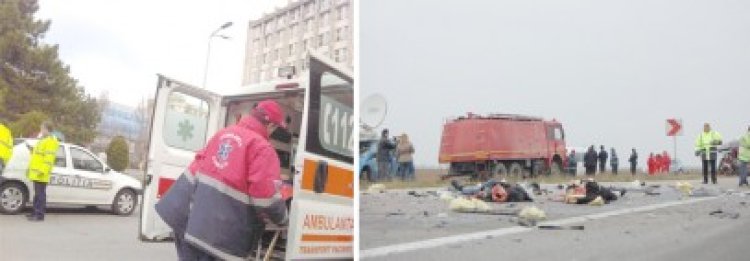 Accident teribil la Popasul Taşaul: viteza a curmat o viaţă